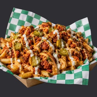 Nashville Hot Chicken Loaded Fries